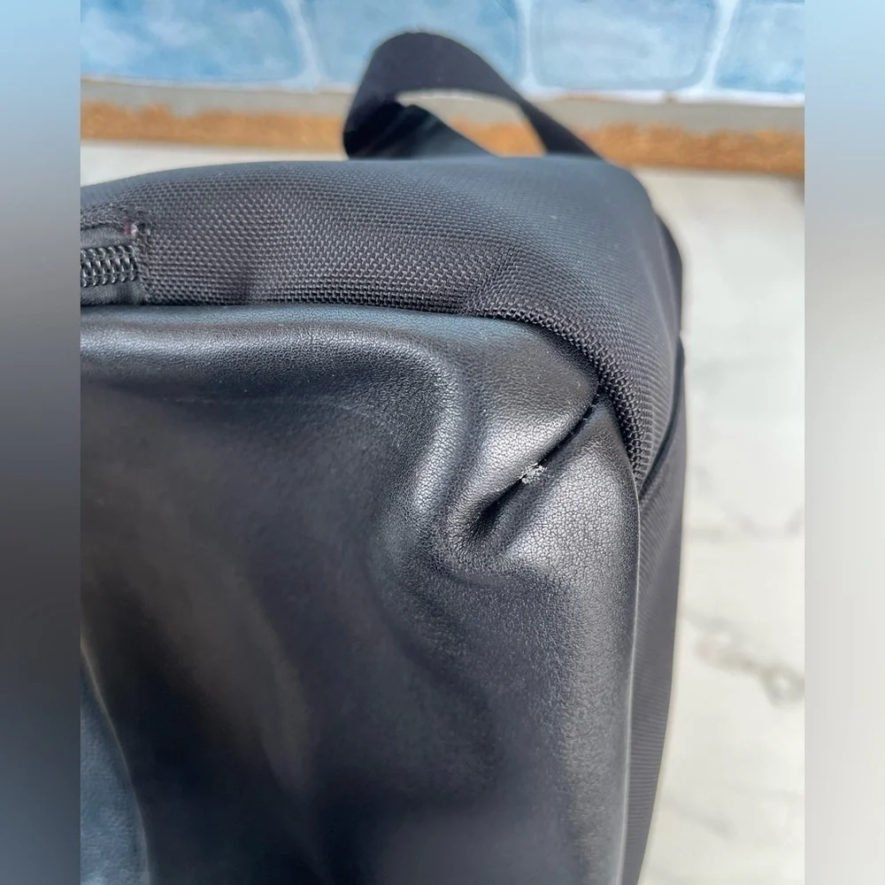 Bolvaint Giles leather and canvas backpack